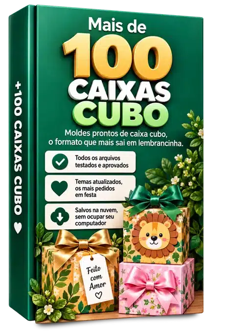 Mais de 100 caixas cubo