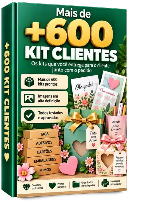 Mais de 600 arquivos do kit clientes